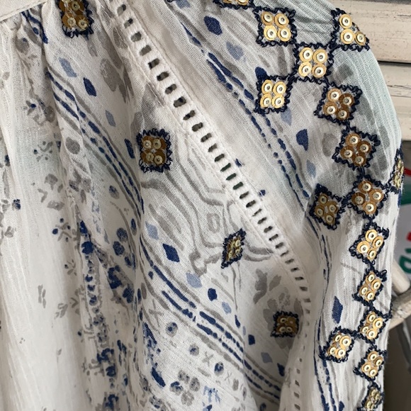 Anthropologie Ecote beautiful peasant shirt - Picture 8 of 13